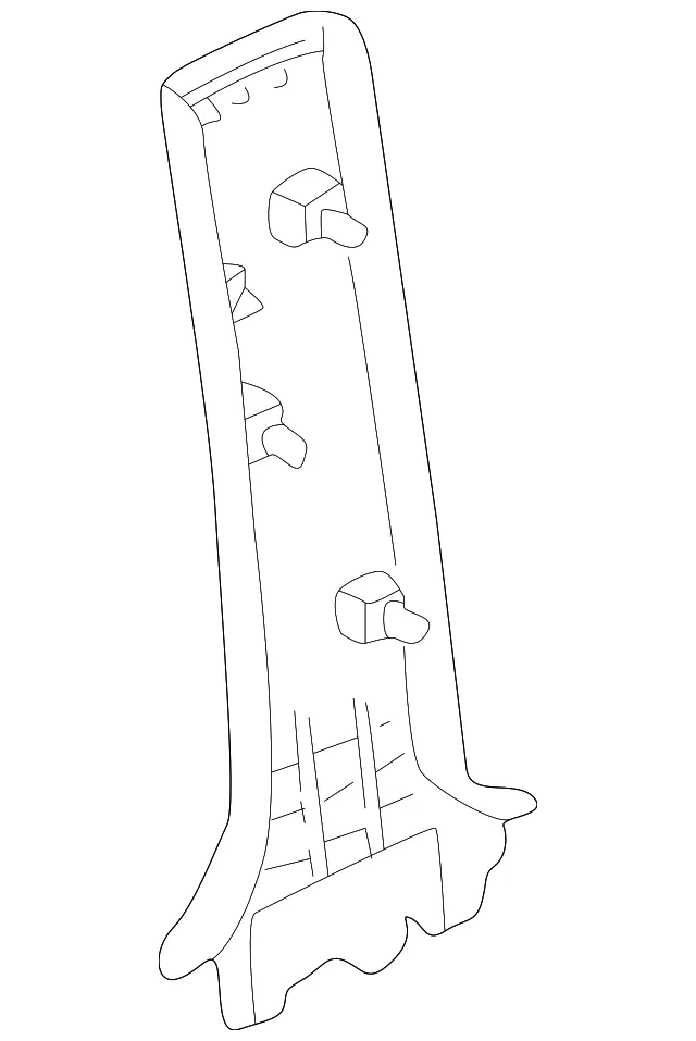 Door Pillar Post Trim Set - Mazda (ef9268230a66)