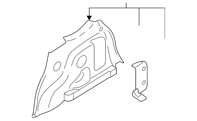 Interior Quarter Panel Trim Panel - Mazda (ef9268850b66)