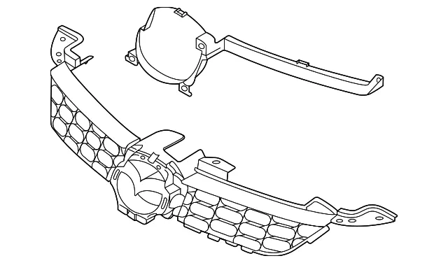 Grille Assembly - Mazda (eg2150710d)