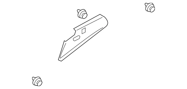 Interior Quarter Panel Trim Panel - Mazda (eg216886zd34)