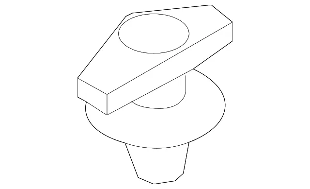 Door Weather-Strip Fastener - Mazda (f15458762)