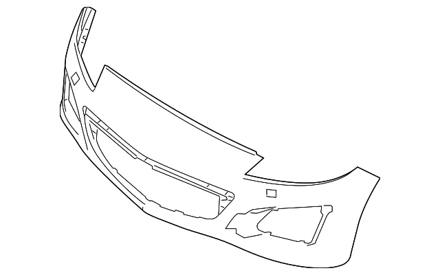 Bumper Cover - Mazda (f1y75003xbbb)