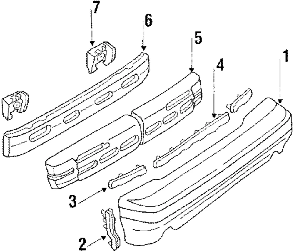 Bumper Cover Retainer - Mazda (fb0150390)