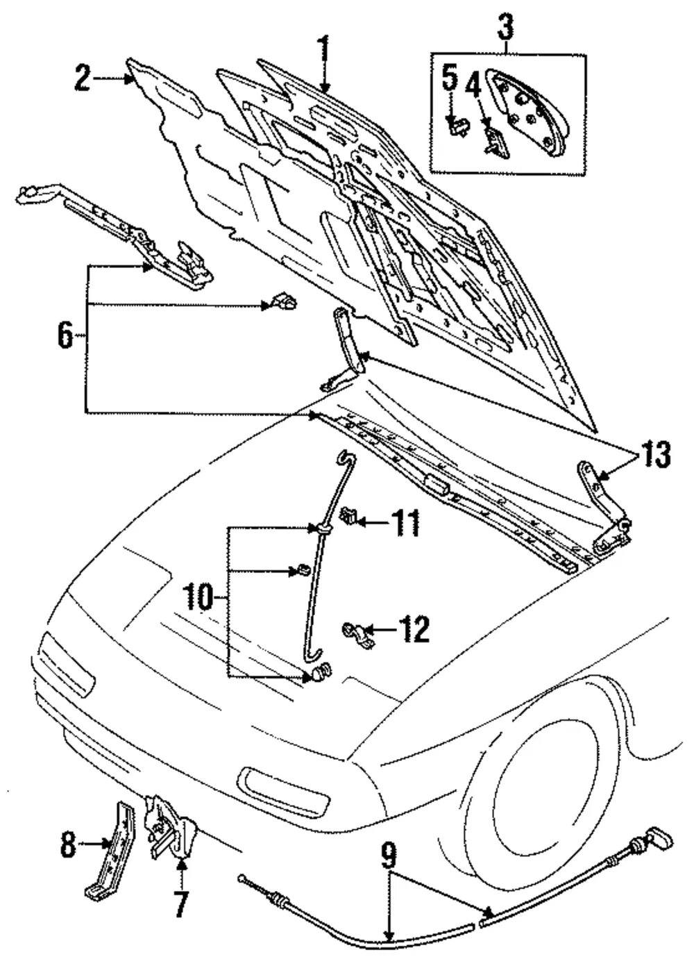 Hood - Mazda (fb0152310j)