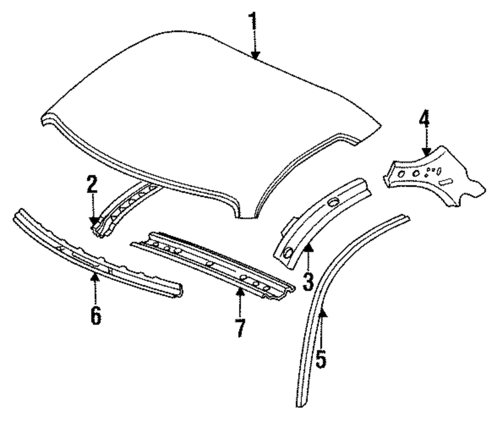 Roof Panel - Mazda (fd0170601a)