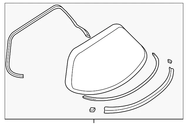 Back Glass - Mazda (fe0163930h)