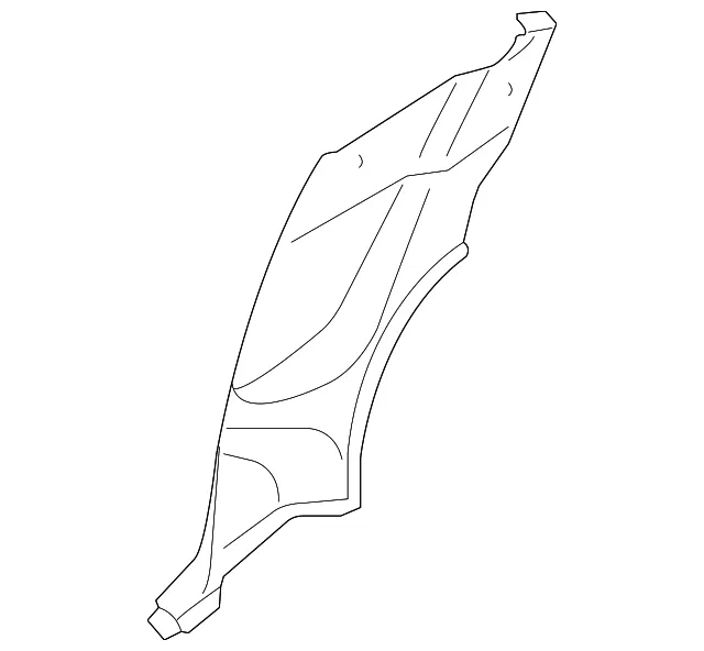 Interior Quarter Panel Trim Panel - Mazda (fe016858yf02)