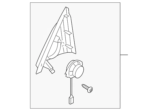 Door Mirror Trim Ring - Mazda (fe016917yc)