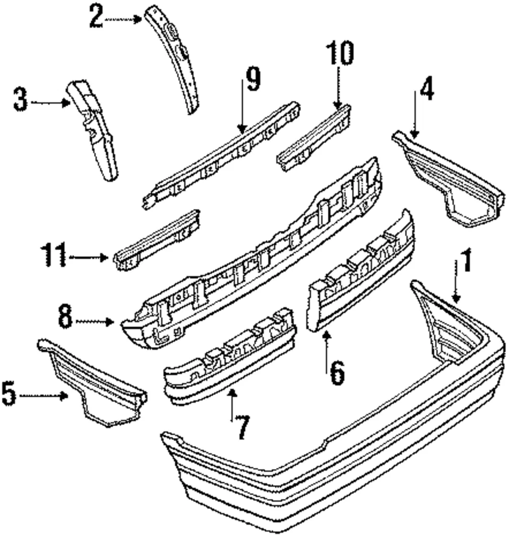 Bumper Cover Slide - Mazda (g21550253)