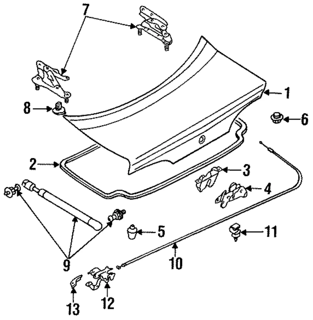 Weatherstrip - Mazda (ga2a56951c)