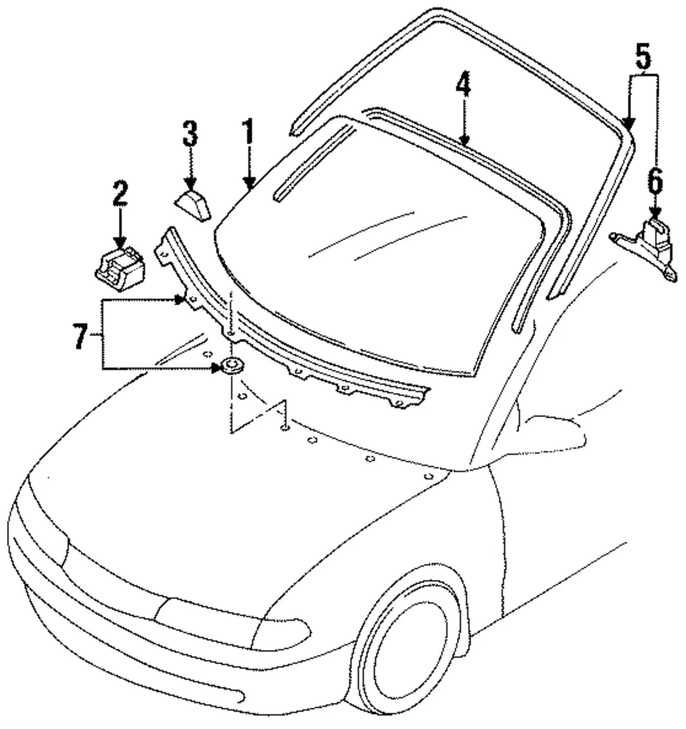 Lower Molding - Mazda (ga2k50g30a)