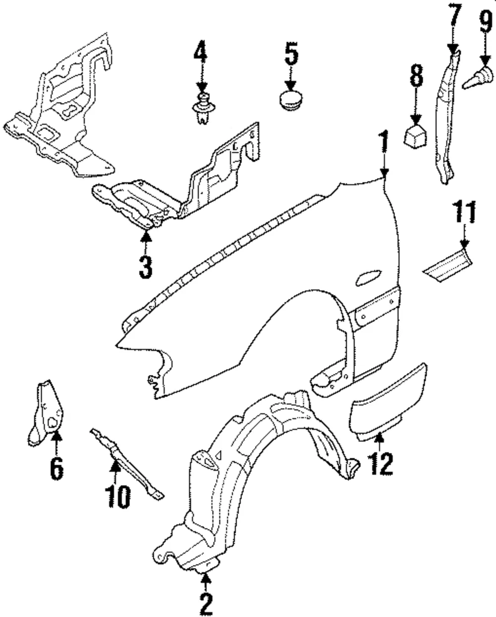 Rocker Molding - Mazda (ga2k50l20a)