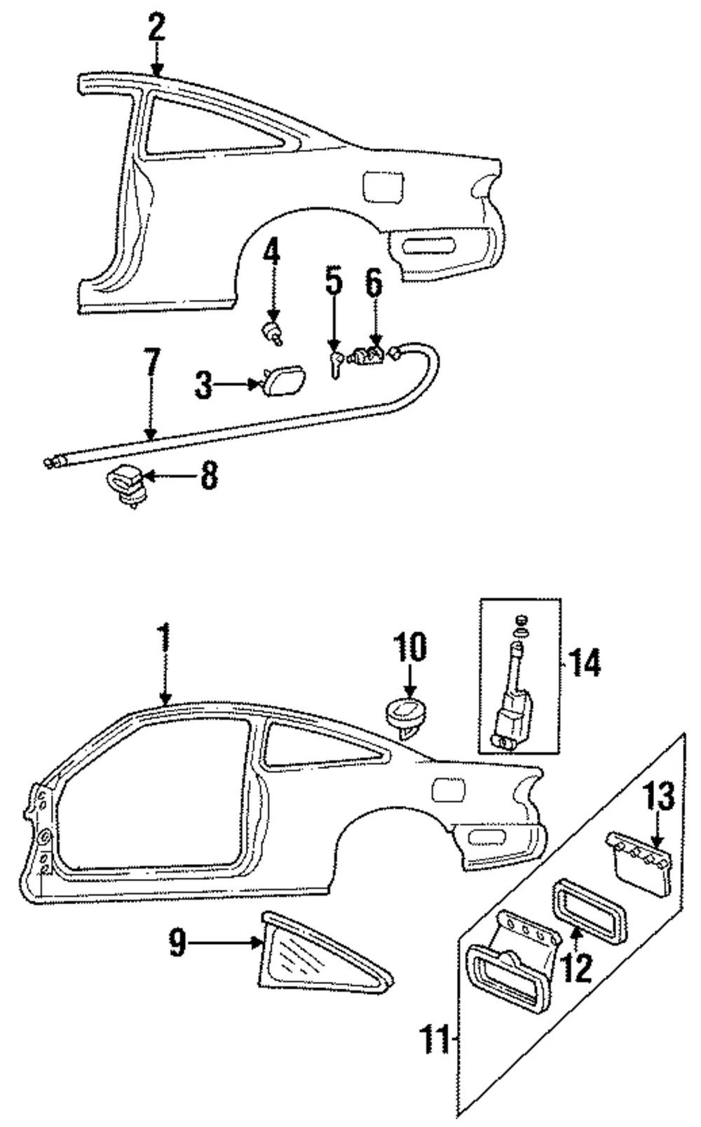 Quarter Panel - Mazda (gaya71400)