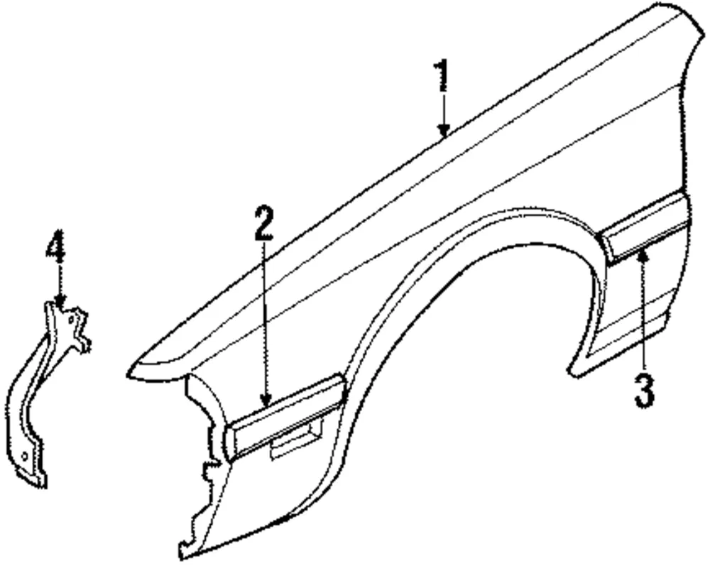 Side Molding - Mazda (gb0650805)