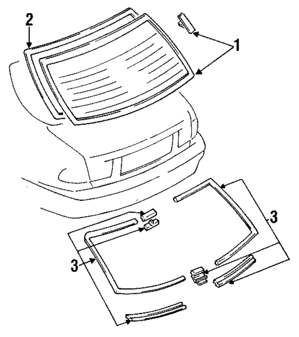 Back Glass - Mazda (gb8a63930)