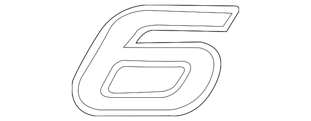 Deck Lid Emblem - Mazda (gbef51721)