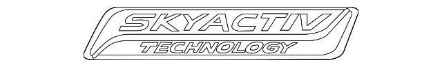 Deck Lid Emblem - Mazda (gbfn51771)