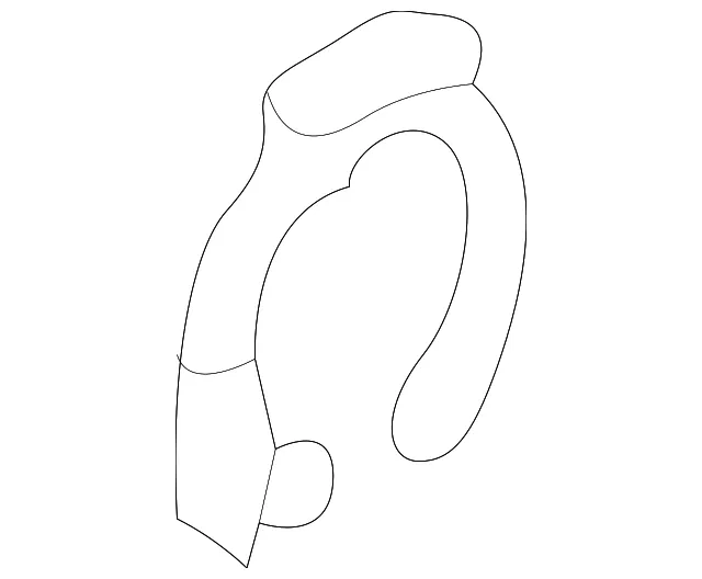 Handle, Outside C-Clip - Mazda (gd1f58495)