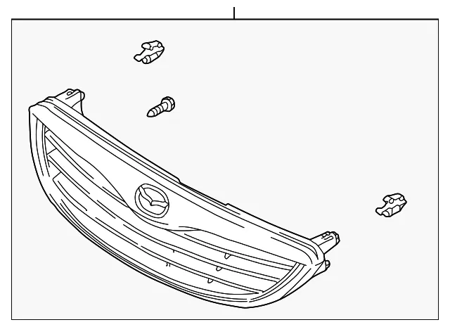 Grille Assembly - Mazda (gd7a50710c)