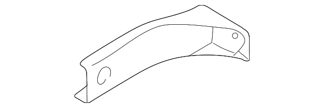 Bumper Cover Bracket - Mazda (gd7a50ab1)