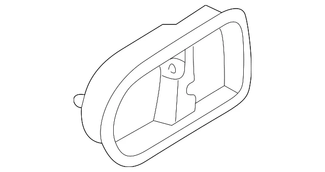 Interior Door Handle Trim - Mazda (gd7a5930380)