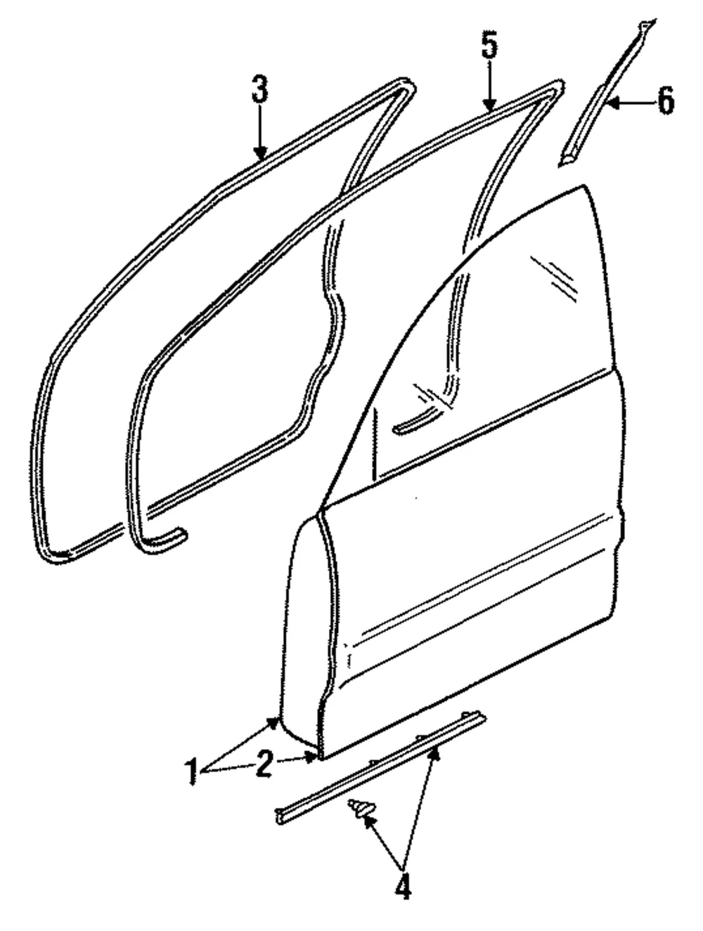 Door Shell - Mazda (gdye5902xb)