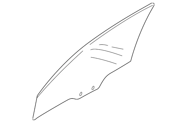 Door Glass - Mazda (gg2f59511a)