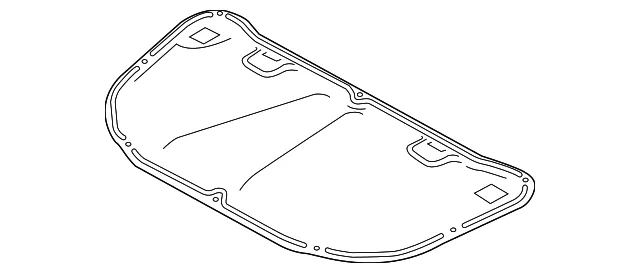 Hood Insulation Pad - Mazda (ghp956681)