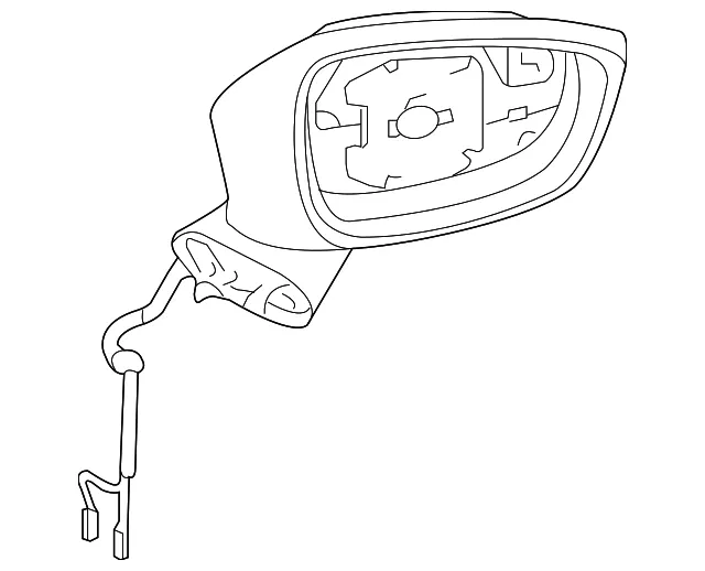 Body(L) Door Mirror - Mazda (ghp969181h)