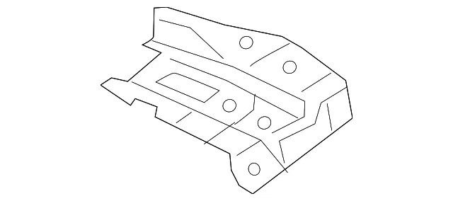 Hinge Pillar Reinforced Lower Reinforced - Mazda (ghp97124za)