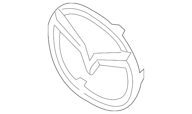 Grille Emblem - Mazda (ghr651730)