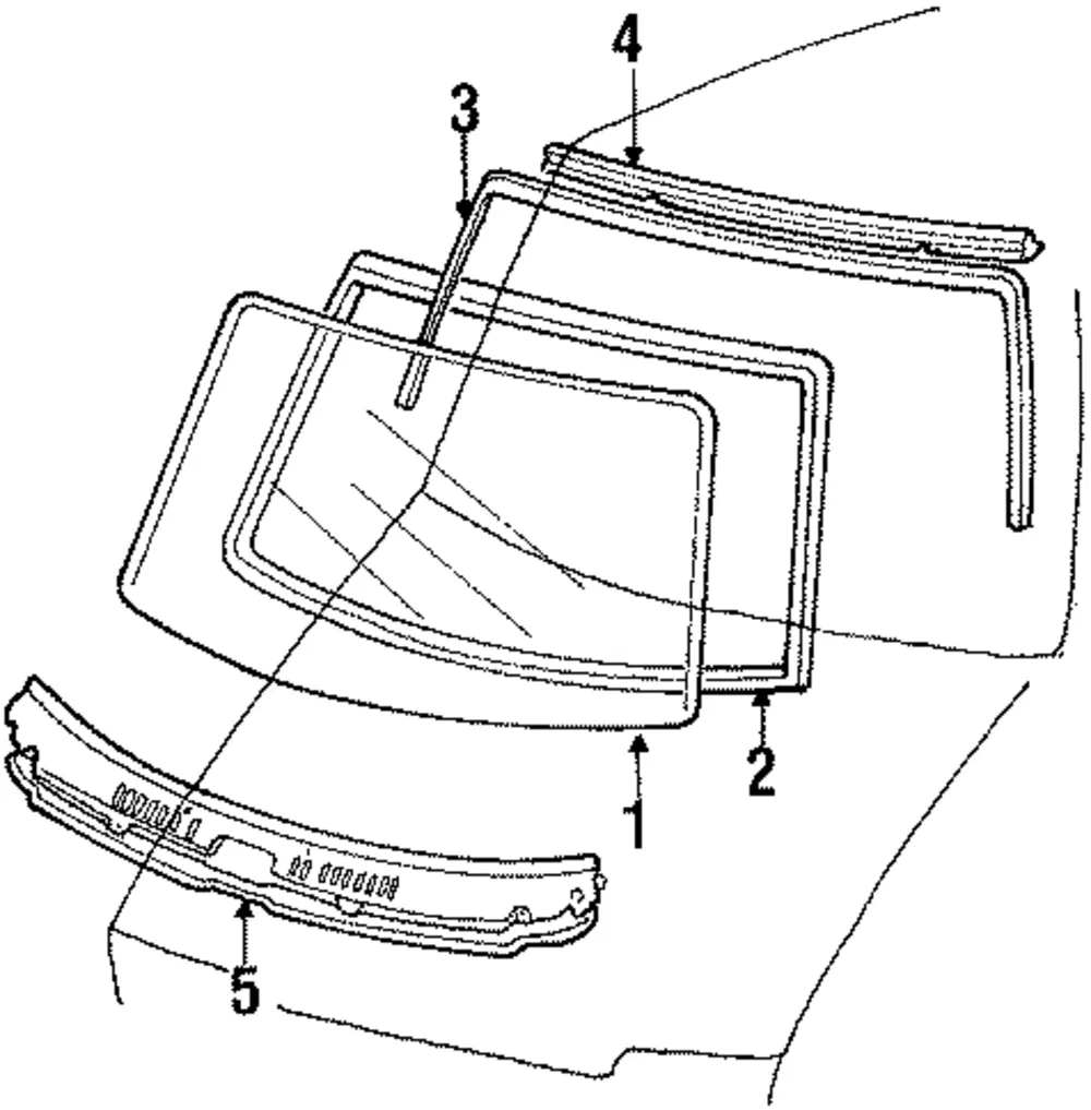 Molding - Mazda (gj2150601a)