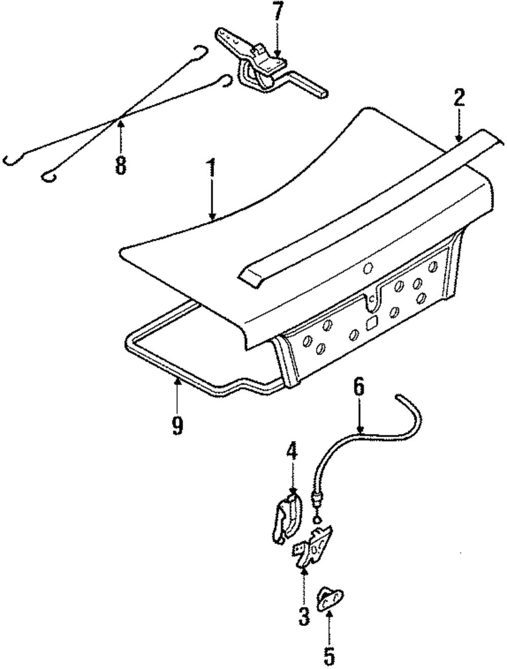 Deck Lid Latch - Mazda (gj2156820b)