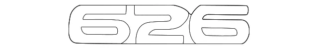 Deck Lid Emblem - Mazda (gj4h51721)