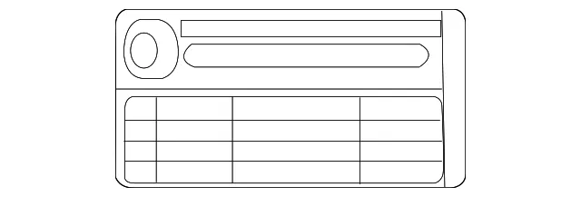 Tire Information Label - Mazda (gjr969014b)