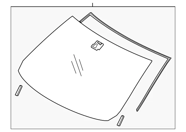 Windshield - Mazda (gjs263900a)