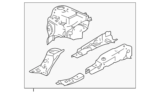 Apron Assembly - Mazda (gk2a54210c)
