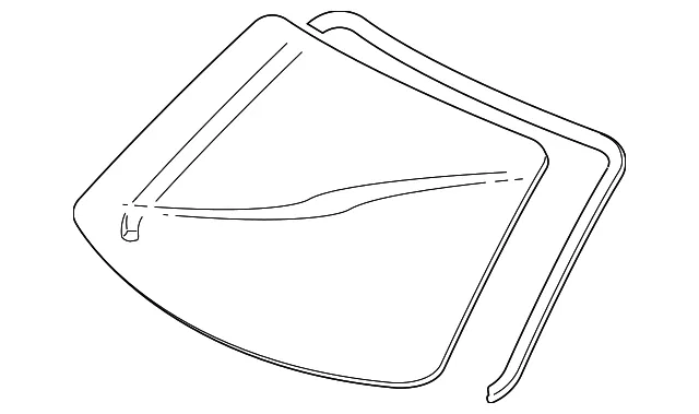 Windshield - Mazda (gk2a63901b)