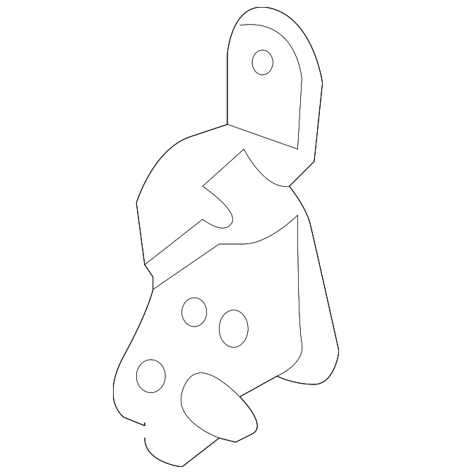 Door Hinge - Mazda (gk2a72240b)