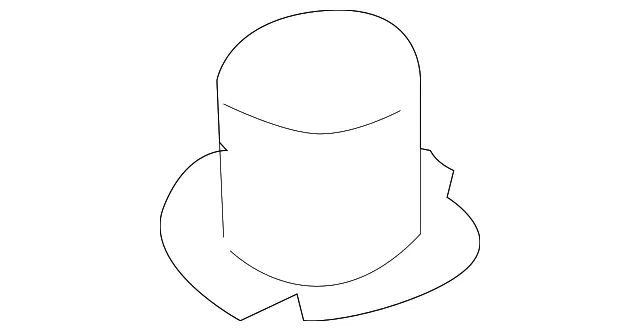 Windshield Pillar Trim Grommet - Mazda (gk2e68155a)