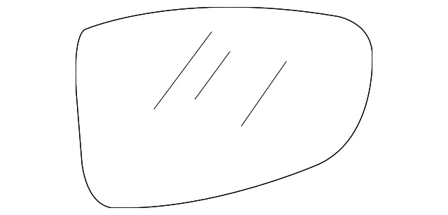 Mirror Glass - Mazda (glk2691g7)