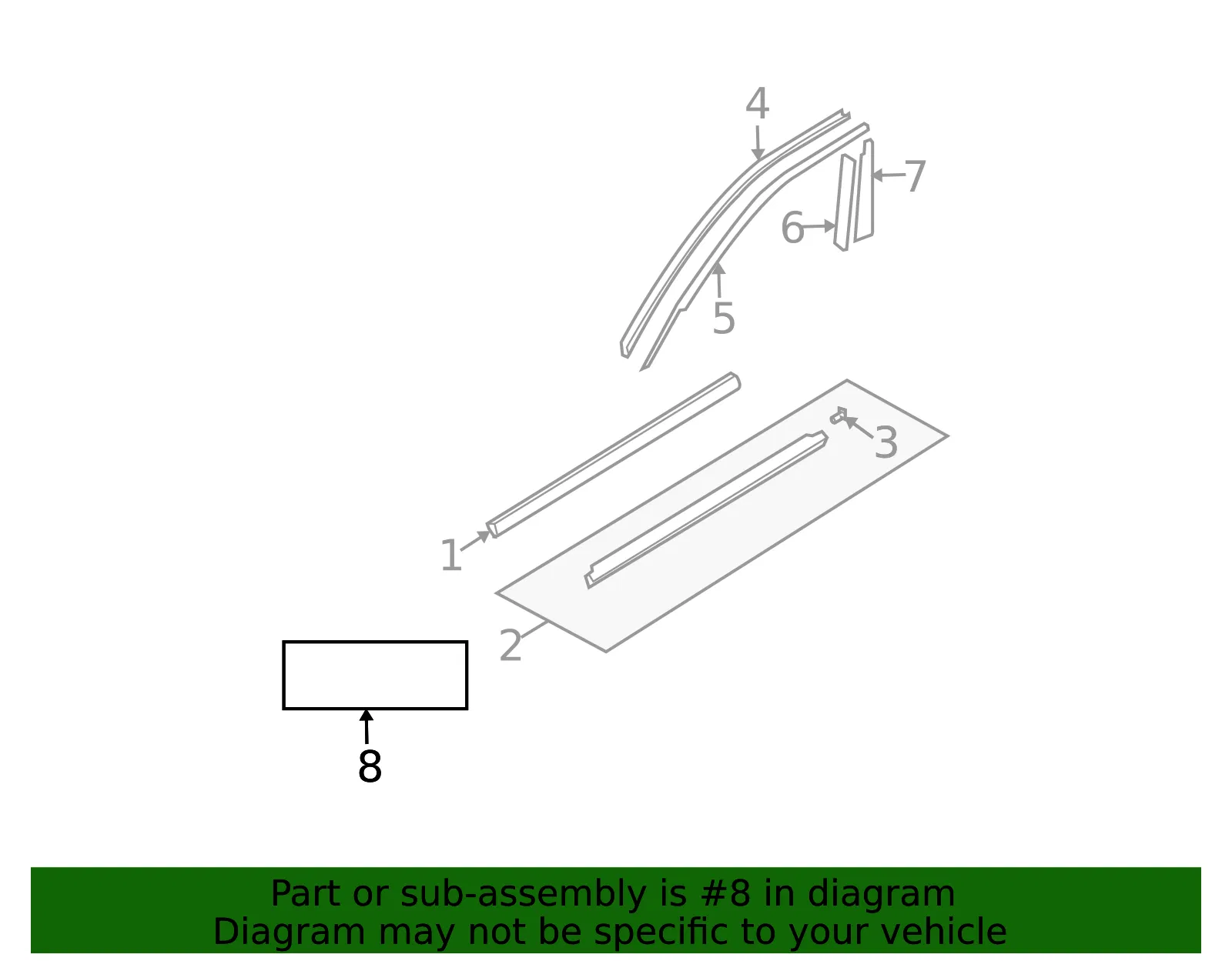 Door Emblem - Mazda (gm6c51761a)