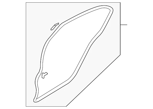Door Seal - Mazda (gm9a73760f)