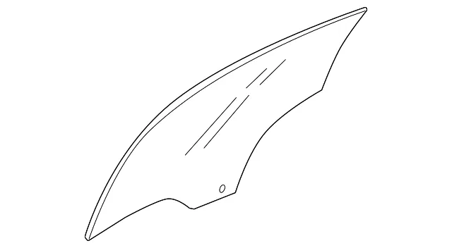 Door Glass - Mazda (gm9e73511a)