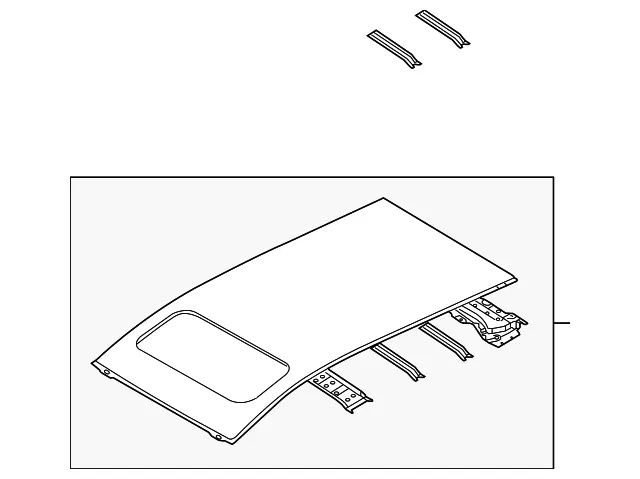 Roof Panel - Mazda (gm9f70600a)
