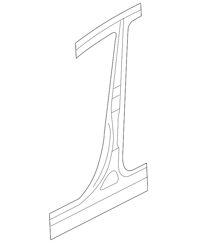 Body B-Pillar And Rocker Panel - Mazda (gmya70351)
