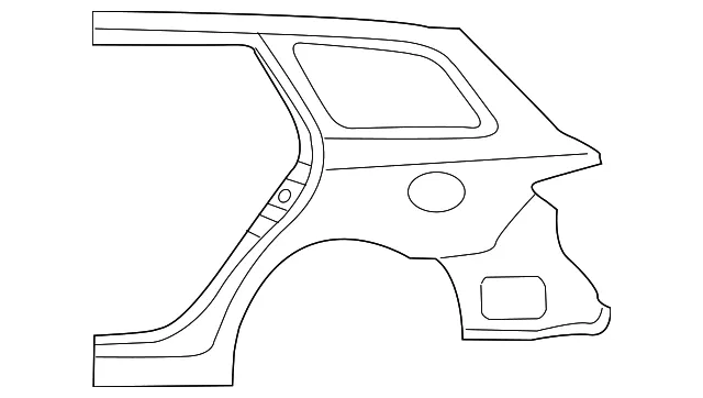Quarter Panel - Mazda (gmye70410)
