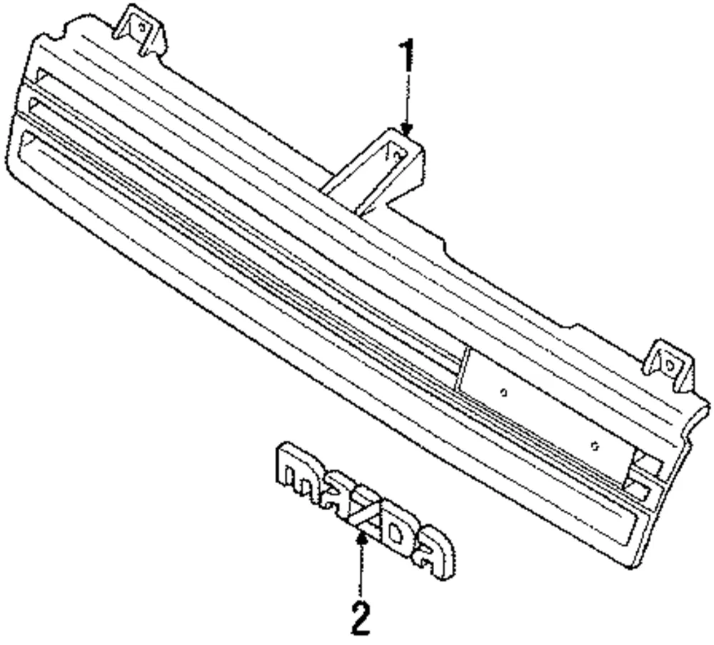 Grille - Mazda (gn9250710a)