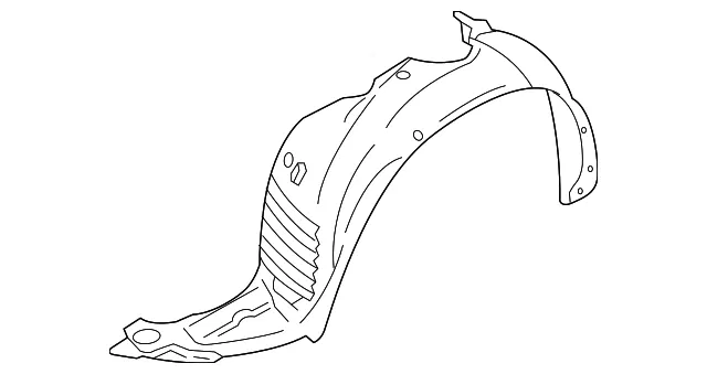 Fender Splash Shield - Mazda (gp7b56131b)