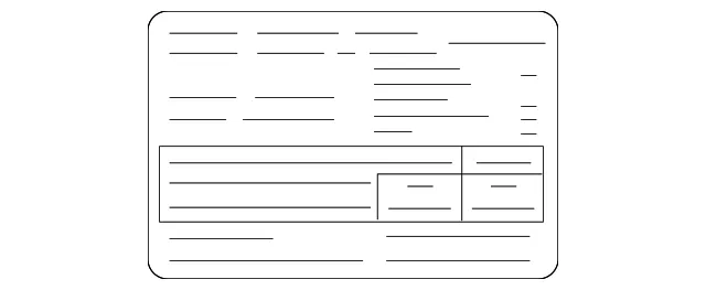 Tire Information Label - Mazda (gp7b69014a)